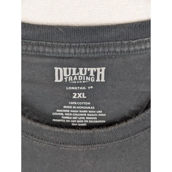 Duluth Trading Co. Sioux Falls South Dakota Black T-Shirt Men's Size 2XL/XXL - Picture 3 of 7